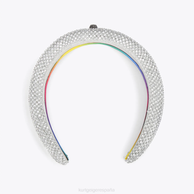 Kurt Geiger mujer diadema de cristal de londres 2LPR516 | accesorios plata